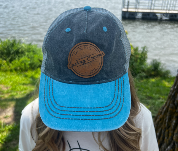 Just Be Held Leather Patch Hat