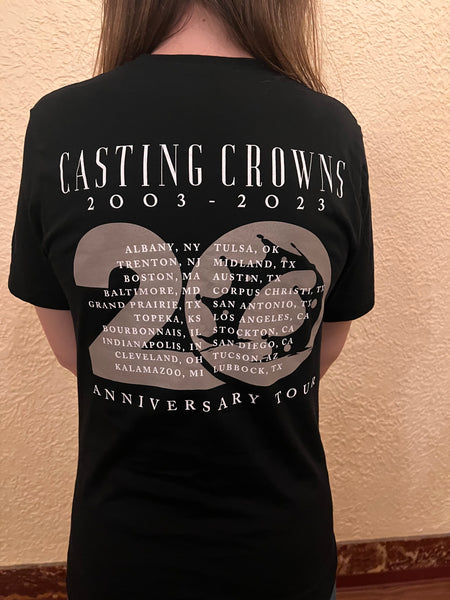 Casting Crowns 20th Fall 2023 Anniversary Tour Tee