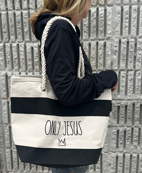 ONLY JESUS Boat Tote