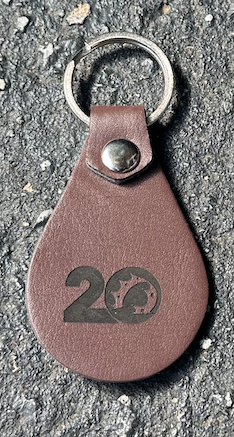 Casting Crowns 20th Anniversary Leather Keychains