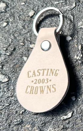 Casting Crowns 20th Anniversary Leather Keychains