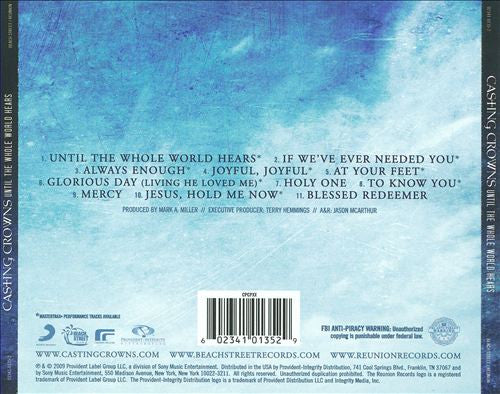 Until The Whole World Hears CD - Casting Crowns Online Store